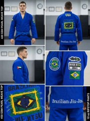 Premium Custom BJJ Gi Brazilian Jiu Jitsu Gi 450gsm Gi Kimono Logo Embroidry MMA