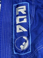 Renzo Gracie Academy New Hampshire Jiu Jitsu BJJ Blue GI Jacket Top Youth C0