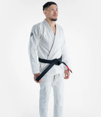 Gi White Uniform and Pants with White belt Men A4 231-265lb 6′ 3.6″- 6′ 7.1″