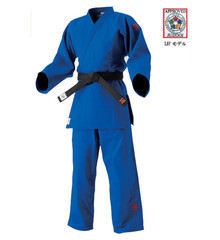 Kusakura Judo gi uniform blue Jacket Top & Pants JNEX IJF model from japan
