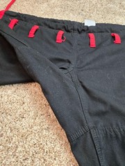 Elite Sports BJJ Gi Womens F3 Black Red Jiu-Jitsu Kimono Jacket Pants