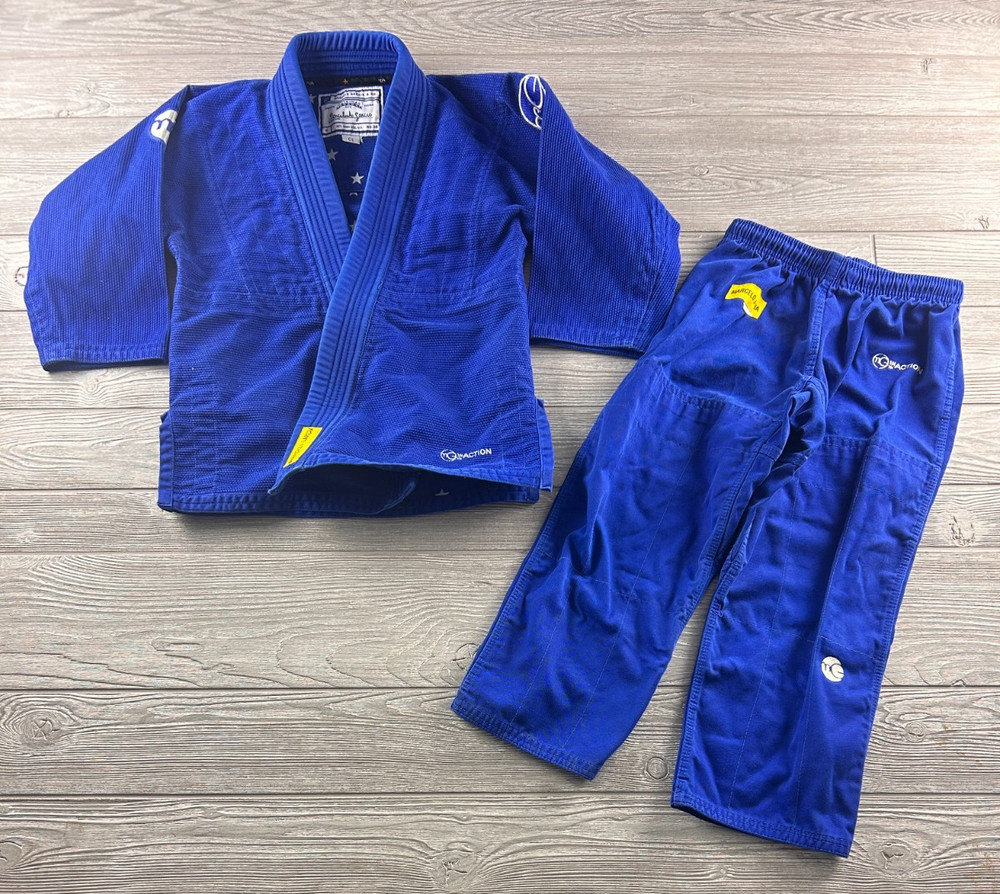 Marcelo Garcia Jiu Jitsu Gi Boys C1 Blue Kimono Set MMA Youth