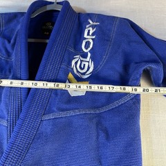 Jiu Jitsu Gi A0 Glory Blue/yellow Karate Kickboxing Kimono Martial Art Set