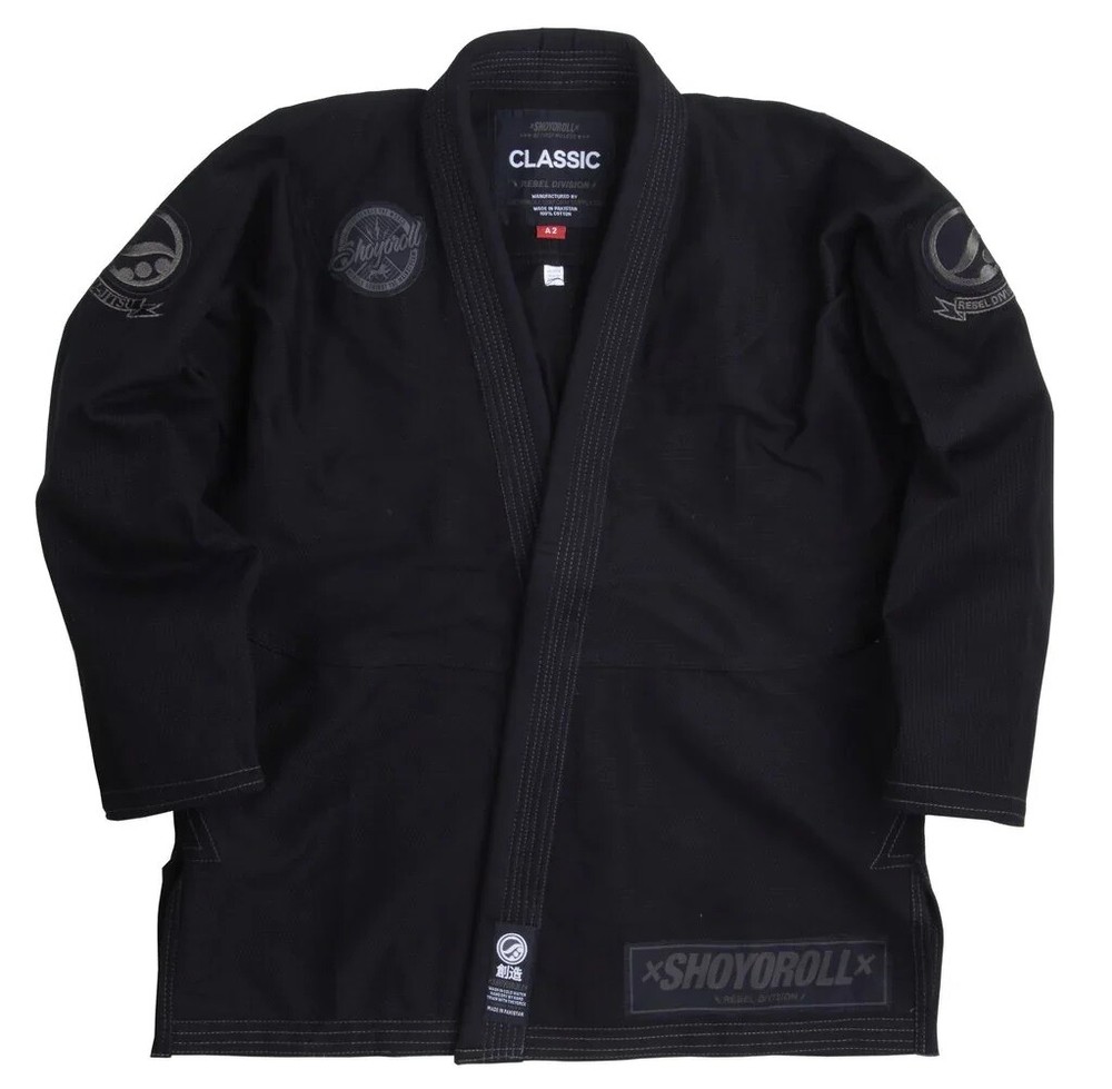 Shoyoroll Japan Competitor Batch 51 BJJ GI BLACK JIU JITSU GI 450 GSM WITH BAG