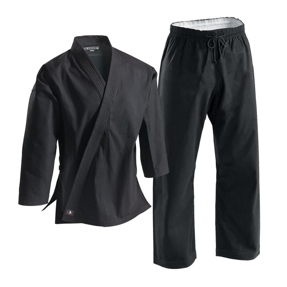 Century Black 10oz. Heavyweight Brushed Cotton Uniform Size 4