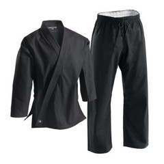 Century Black 10oz. Heavyweight Brushed Cotton Uniform Size 4