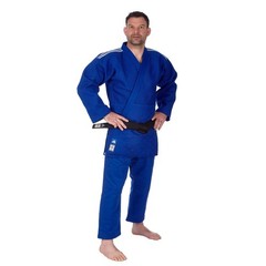 IJF Champion 3 Regular Cut with Stripes Judo Gi by Adidas (White or Blue)