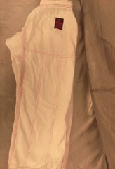 FUJI KIMONO SEKAI WOMENS TOP AND PANTS SIZE WC2 JIU-JITS Pink Floral Embroidery