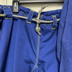 BJJ Brazilian Jiu Jitsu Kimono Set Gi Mens Medium A4 Blue Uniform GR1PS Cali 99