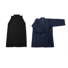 Kendo Uniform Set -Standard- Navy blue gi with Black hakama – kendo uniform kend