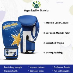 Farai Kids Boxing Gloves 6-oz Kickboxing Muay Thai Training MMA Sparring Glov…