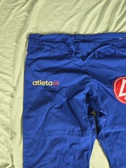 Gracie Barra Blue GB Equipe Edition Jiu Jitsu Atleta Pants Only Adult Size 4 A4