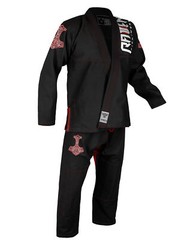 Raven Fightwear Men’s Thor Nordic Brazilian Jiu Jitsu Premium BJJ Gi Black