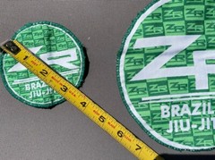 ZR TEAM Brazillian Jiu-Jitsu 2 Patches BJJ Gi Uniform Patch MMA Competition