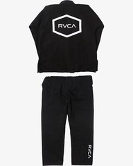 Shoyoroll RVCA X Black BRAZILIAN JIU JITSU UNIFORM 450 GSM Kimono With Bag