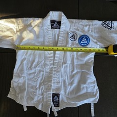 Gracie Academy Youth BJJ Gi White Size 000/110 with Patches – Bullyproof