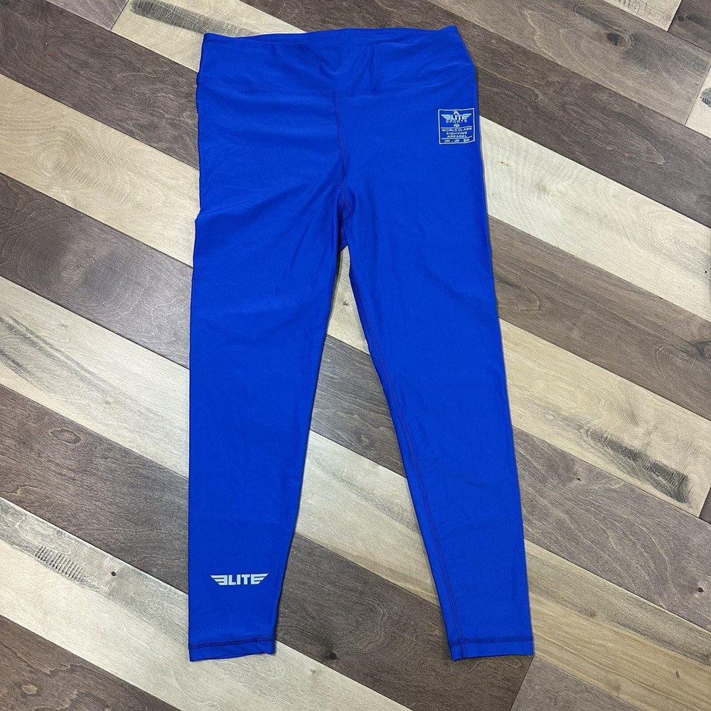 NWOT Elite Sports Jiu Jitsu Compression Tights UFC MMA BJJ Fight Size Wmns L