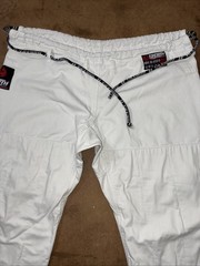 Tatami Nova Jiu Jitsu Gi Men’s Fighter Pants White Sz 40X30 Baggy MMA Wear