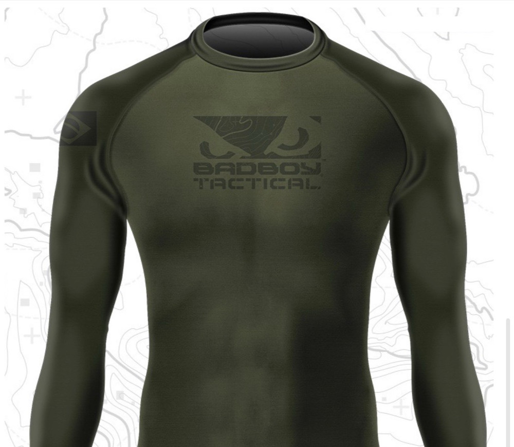 New Bad Boy Tactical Rashguard Green Oliver Gi MMA BJJ Made in Brazil Adult