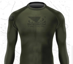 New Bad Boy Tactical Rashguard Green Oliver Gi MMA BJJ Made in Brazil Adult