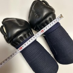 Japanese Kendo Kote Gauntlets Navy/Black 1 Pair Used #26072406