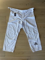 Gracie Jiu-Jitsu Official Cotton Gi Uniform Set White Adult Unisex A3