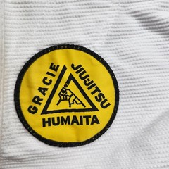 Gracie Humaita Jiu Jitsu Base 2.0 Kimono GI Jacket Size M2 White (Jacket Only)