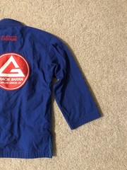 Gracie Barra Equipe GB Jiu Jitsu Kimono Top Youth Y5 Blue Marital Arts MMA