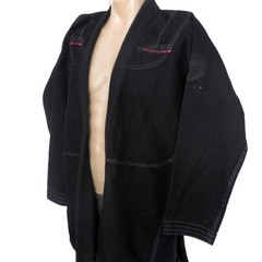 Future Kimonos BJJ Gi Top Black Hybrid Mens A3 Limited Edition Embroidered RARE