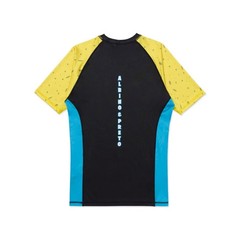 Albino and Preto x SPONGEBOB 2 Rash Guard SS Short Bjj No Gi Uniform Apparel