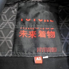 Future Kimonos BJJ Gi Top Black Hybrid Mens A3 Limited Edition Embroidered RARE