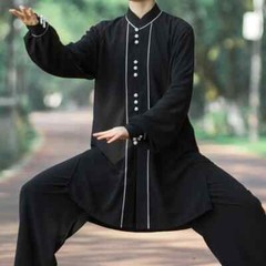 Tai Chi Uniforms Kung Fu Clothing Martial Arts Clothes Wushu Wrinkle Free Blue