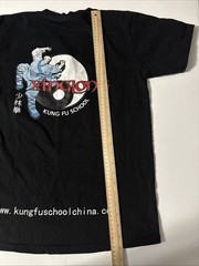 Xing Long Kung Fu School China Black T Shirt Size Xl Vintage