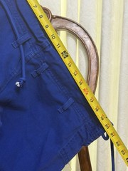 Blue Standard Issue 2.0 Jiu Jitsu Gi pants 20in Across Adjustable Tie Waist