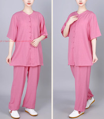 Cotton linen Tai chi Suit Kung fu Martial arts Uniform Wing Chun Shirt and Pants