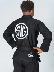 Fuji Sig Sauer Suparaito Lightweight Mens Brazilian Jiu-Jitsu BJJ Gi – Black