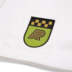 Albino and Preto Fundamental Gi Reserve White BJJ Gi JIU JITSU Kimono 450GSM
