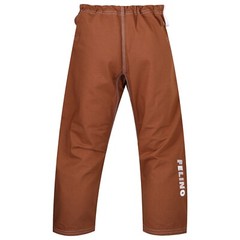 Felino Brown Adult Premium BJJ Gi Uniform Pearl Weave Brazilian Jiu Jitsu Kimono