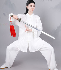 Women Men’s Chinese Traditional Tai Chi Uniforms Cotton Kung Fu Clothing Suits