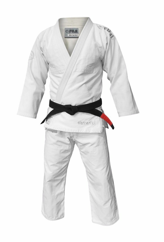 New Fuji Sports Elemental Mens Brazilian Jiu Jitsu Gi Jiu-Jitsu BJJ – White
