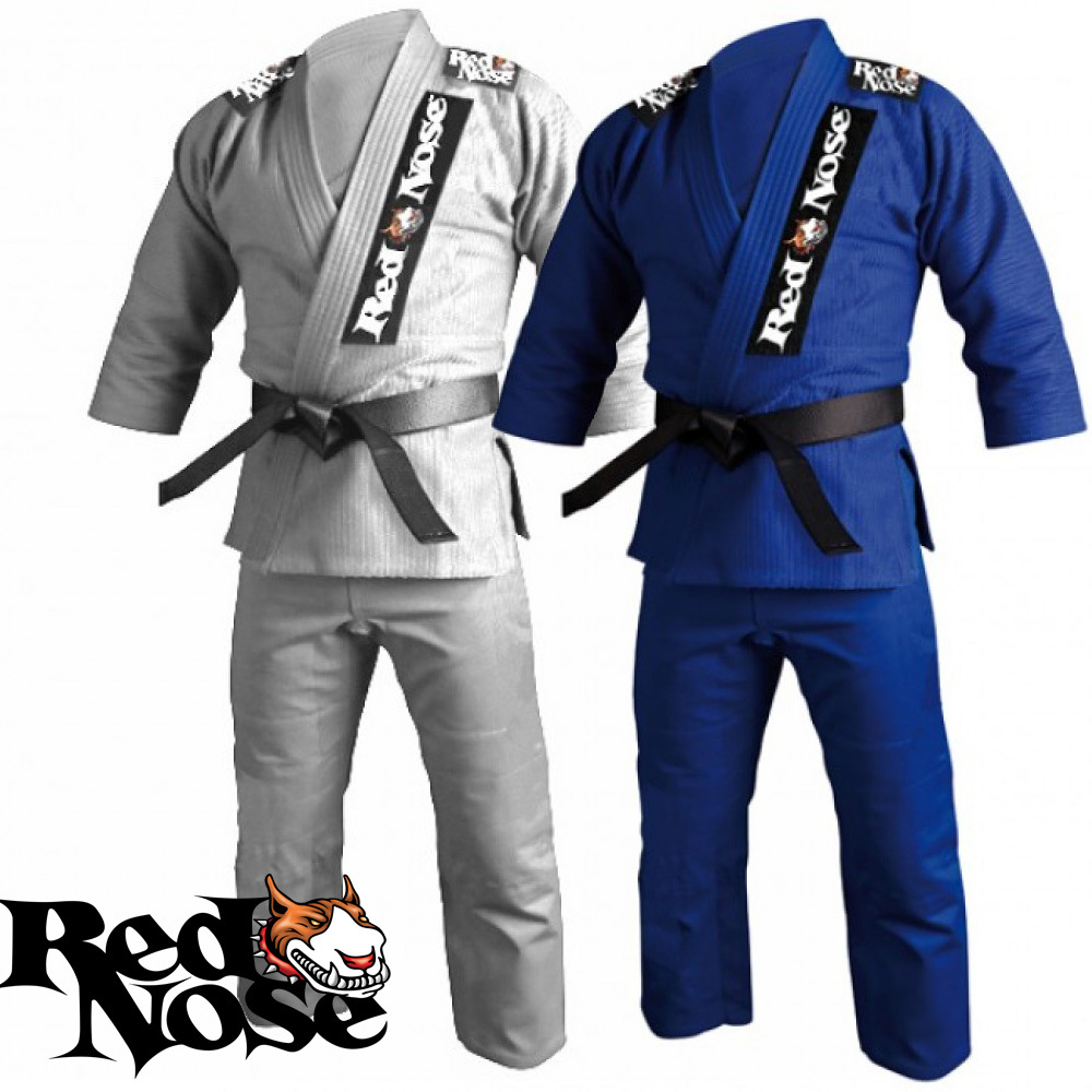 Red Nose BJJ Lightweight Training Gi – 2 Colors w/ White Belt
