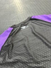 New Bad Boy Purple Rashguard BJJ Jiu Jitsu MMA Gi Muay Thai Medium Made Brazil