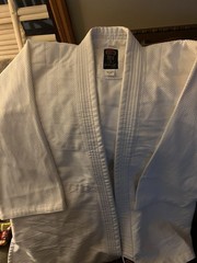Proforce Gladiator Gi # 3, White Karate Kun Fu With Pants