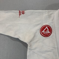 Gracie Barra Gi Jiu Jitsu MMA Kimono Pants & Jacket A2 Set Unisex White Read