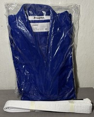 Progress Academy BJJ Gi Blue A3 Pearl Weave New w/ Belt & Bag Men’s Cut