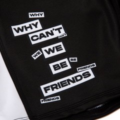 Albino and Preto A&P X WAR The Band Rash Guard LS & Fitted Short Bjj No Gi