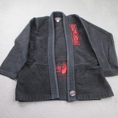 Ouano Gi Kimono Adult A0 Black MMA Jiu Jitsu (Jacket & Pant Only)