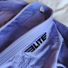 Elite Sports Gi Womens F2 Purple Brazilian Jiu Jitsu BJJ Top Shirt