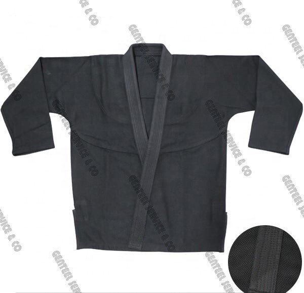 Black Brazilian jiu jitsu Gi Blank with high quality Pearl weave fabric A4 size