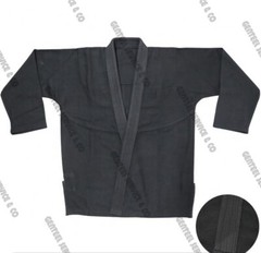 Black Brazilian jiu jitsu Gi Blank with high quality Pearl weave fabric A4 size